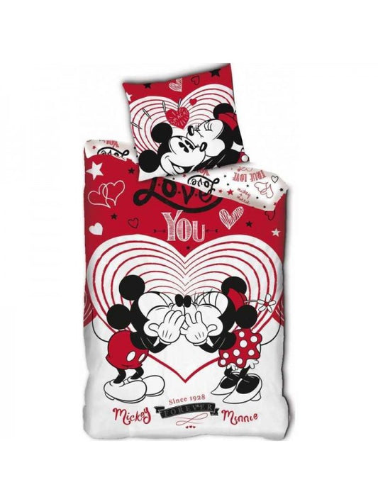 Funda Nórdica Microfibra Minnie & Mickey Cama de 90