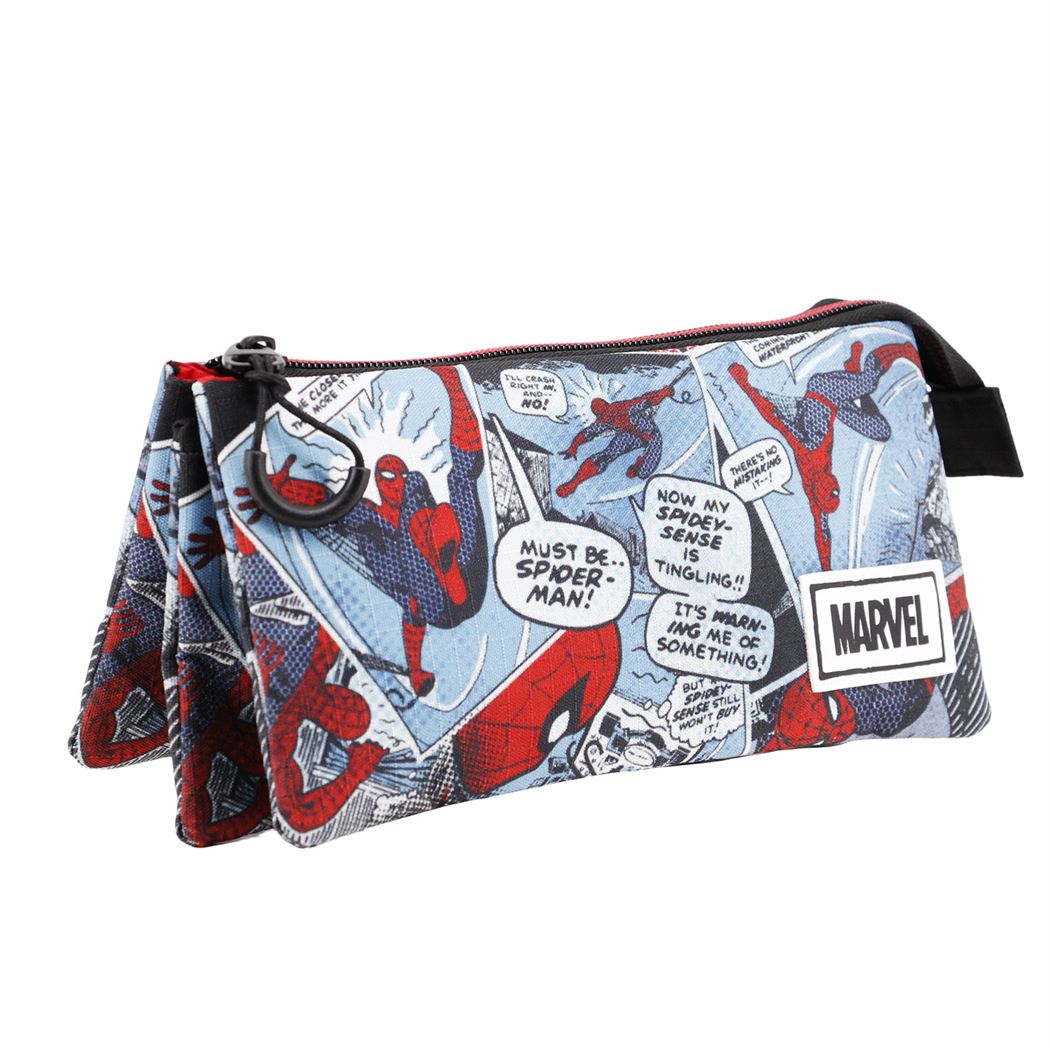 Portatodo Triple Spiderman Marvel 11×23.5x5cm.