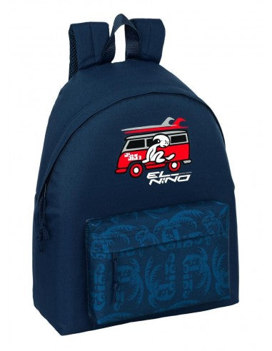 Mochila El niño Van Trip 33x42x15cm (V)
