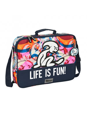 Cartera Extraescolares El NiÃ±o Life Is Fun 38x6x28cm (V)