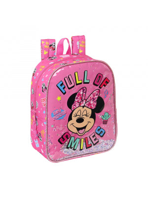 Mochila Guarderia Adapt.Carro Minnie Mouse Lucky 22x10x27cm