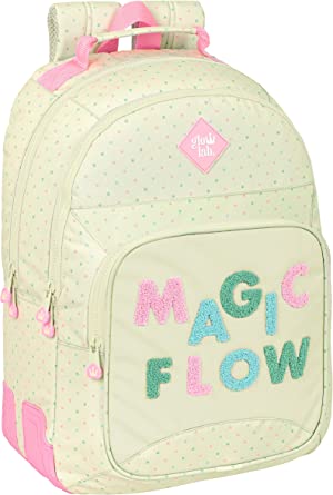Mochila Doble Adapt.Carro Glowlab Magic Flow 32X15X42 Cm (V)
