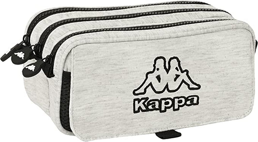 Portatodo Triple Big Kappa Grey Knit 21.5X8X10 Cm (V)