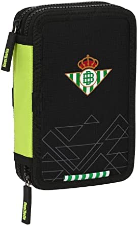 Plumier Doble Pqño 28 Pcs Real Betis Balompie 12.5X4X19.5Cm