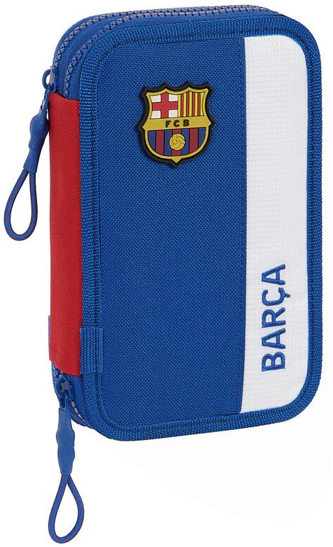 Plumier Doble Pqño 28 Pcs F.C.Barcelona 2? Equipacion 12,5X4X19,5Cm