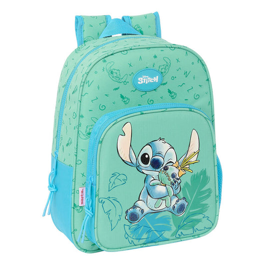 Mochila Infantil Adapt.Carro Stitch Aloha 26X11X34Cm