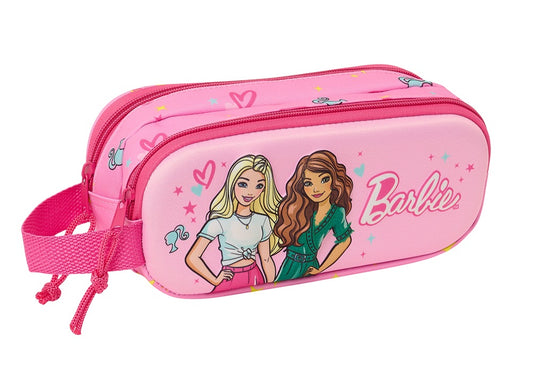Portatodo Doble 3D Barbie 3D 21X6X8Cm