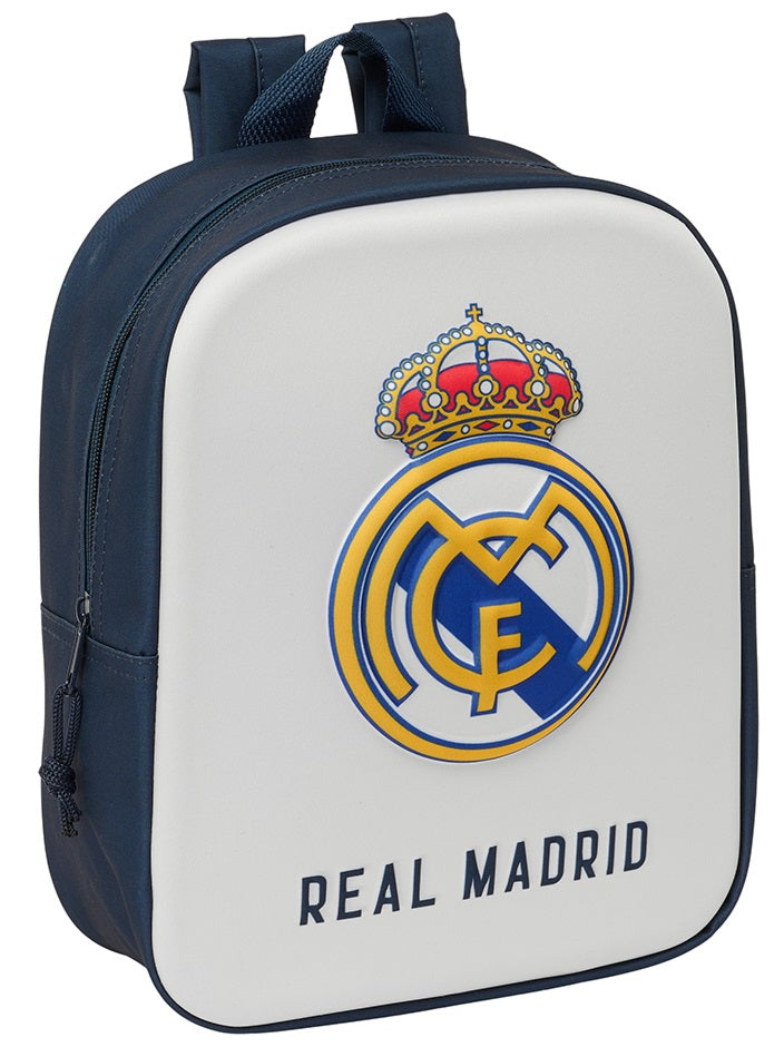 Mochila Guarderia 3D Bolsillo Red Real Madrid 22x10x27cm