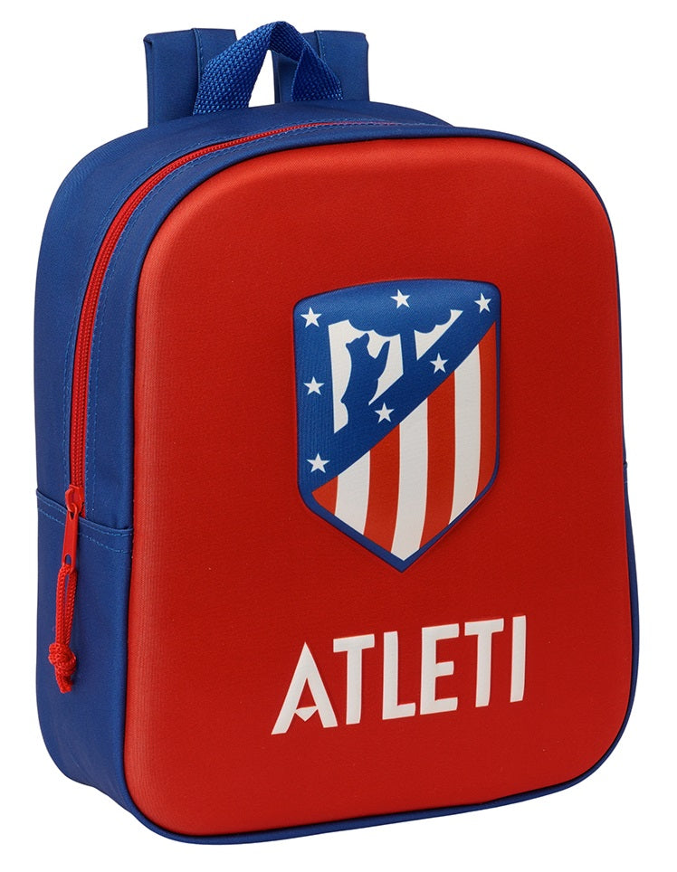 Mochila Guarderia 3D Bolsillo Red Atco. De Madrid 22X10X27Cm