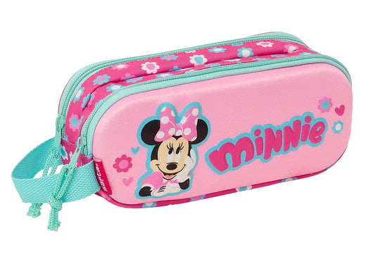 Portatodo Doble 3D Minnie Mouse 3D 21X6X8Cm