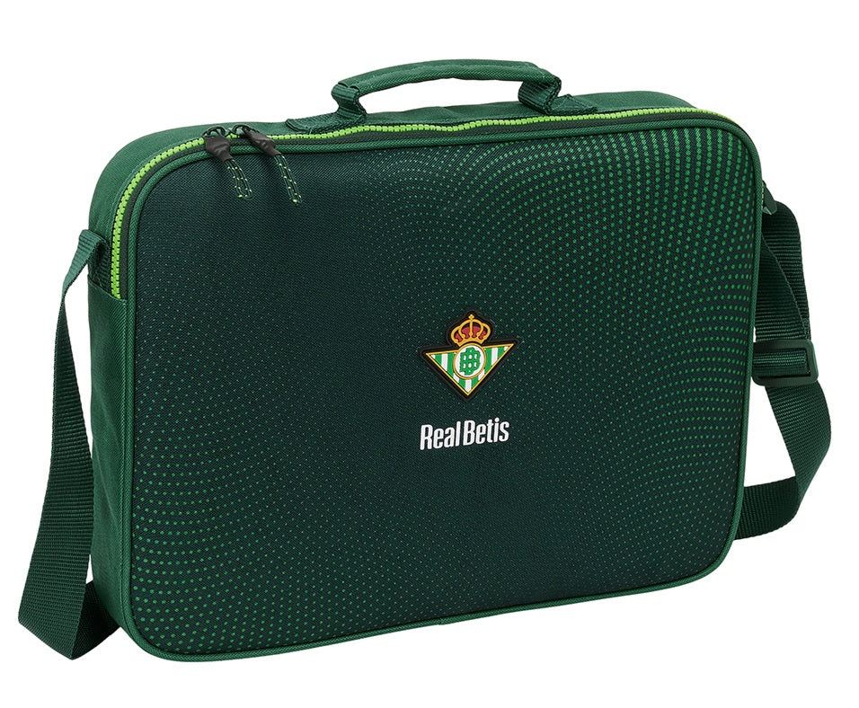 Cartera Extraescolares Resistente Agua Real Betis Balompie 38x6x28cm