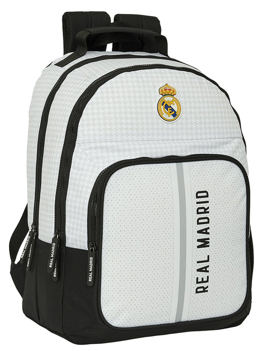 Mochila Doble Adapt.Carro Real Madrid 1ª Equip. 24/25 32x16x42cm