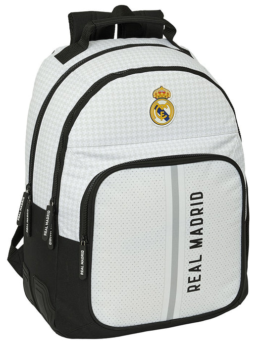 Mochila Doble Adapt.Carro Real Madrid 1ª Equip. 24/25 32x15x42cm