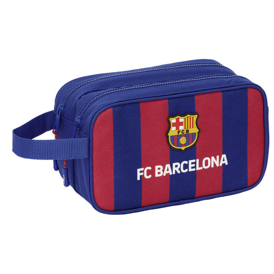 Neceser 2 Cremalleras Adapt.Carro F.C.Barcelona 26×12,5x15cm