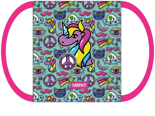 Saquito Mochila Monky Unipeace 31cm (V)