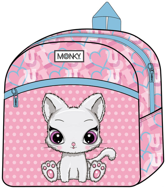 Mochila Monky Cat 24cm (V)