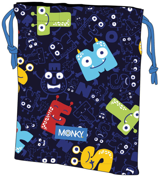 Saquito Monky Letras 25cm (V)