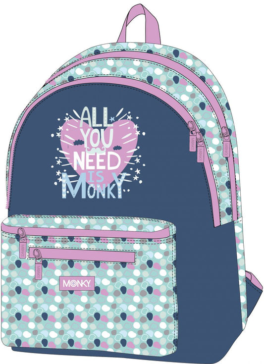 Mochila All You Need Monky 41cm (V)