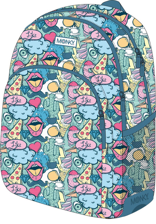 Mochila doble Monky Comic (V)