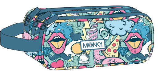 Portatodo Triple Monky Comic 22,5cm (V)