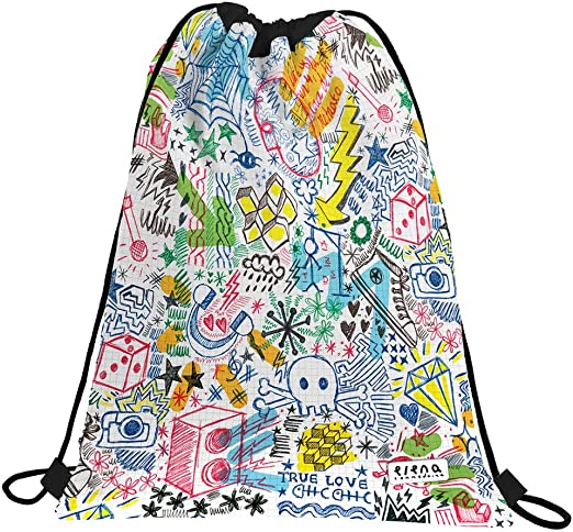 Saco Plano Ec 20 Garabatos 36X47Cm (V)