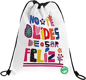 Saco Plano Se tu Se Feliz 36X47Cm (V)