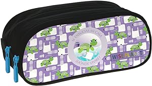 Portatodo Doble Planet21 Tortuga 24,5X9,5Cm (V)