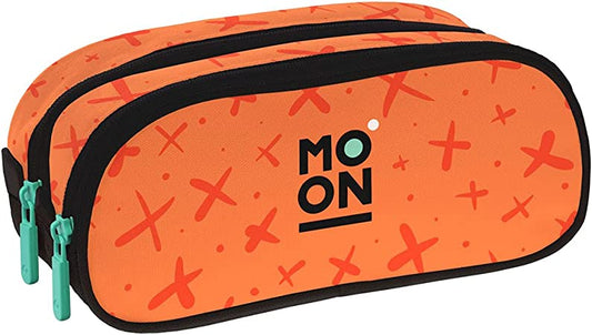 Portatodo Doble Moon Naranja 24,5X9,5Cm (V)