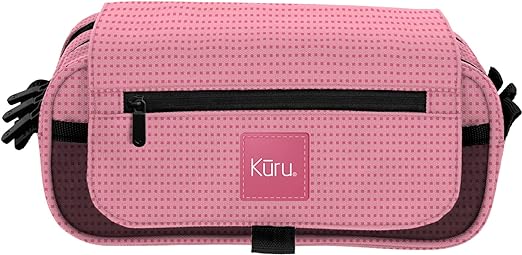 Portatodo Triple Con Solapa Kuru2 Rosa 23X10X10Cm (V)