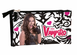 Portatodo Triple Chica Vampiro.22x12x3.5cm. (V)
