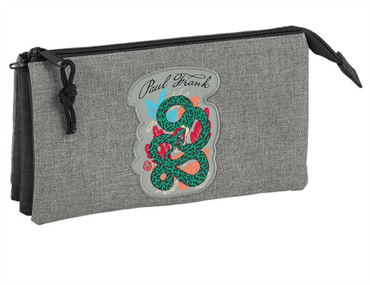 Portatodo Paul Frank Jungle Triple 22x12x3cm. (V)