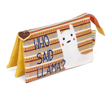 Portatodo Triple Zaska Llama 21x11x3.5cm. (V)