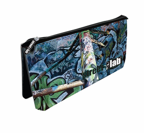 Portatodo Triple Compartimento Street Lab 11x20cm (V)