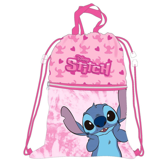 Saco Mochila Stitch Disney 45×34,5cm.