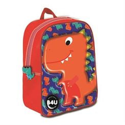 Mochila Mediana 3D Dino Cute 31Cm (V)