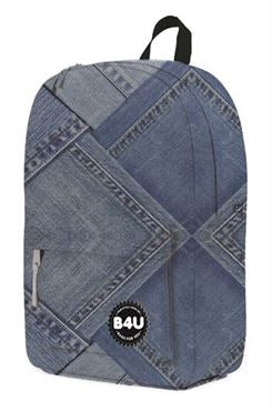 Mochila Mediana B4U Denim 30Cm (V)