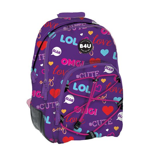 Mochila grande B4U LOL 43cm (V)