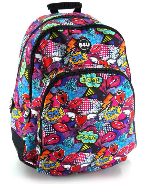 Mochila Gr Cantoneras De Goma B4U Kisses 41Cm (V)