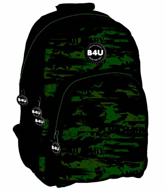 Mochila Gr. Cantoneras De Goma B4U Camou 41Cm (V)