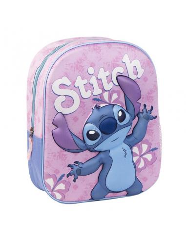 Mochila 3D Stitch Disney 31cm