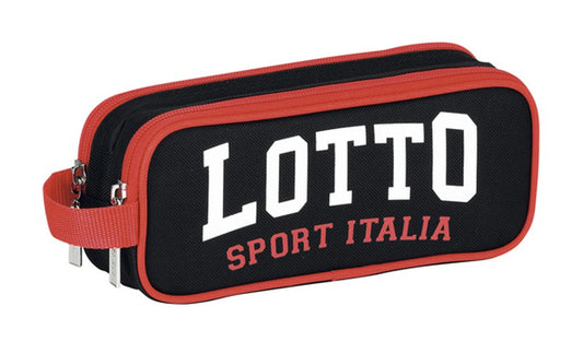 PORTATODO DOBLE LOTTO BLACK con Lápices (V)