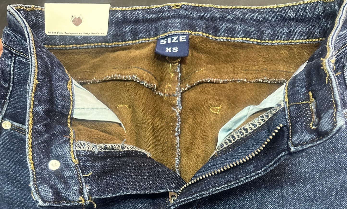 Vaquero Push-Up Térmico azul