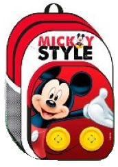 Mochila Mickey Adp.Carro 42cm.