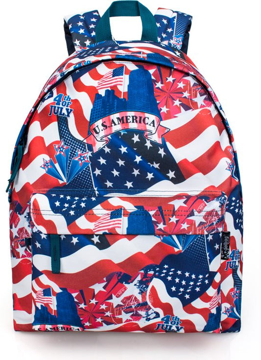 Mochila Delbag USA 33x13x43cm. (V)