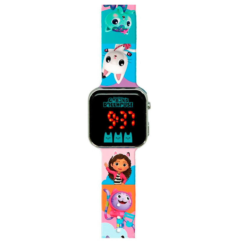 Reloj Led Gabby Casa de Muñecas