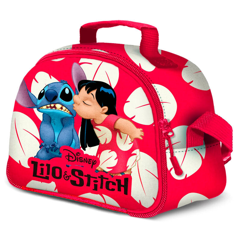 Bolsa Portameriendas Kiss Stitch Disney Termico 20x25x10cm.