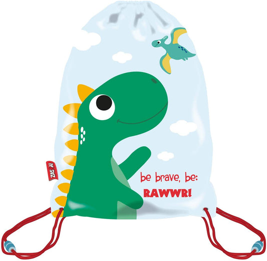 Saco Mochila Dino 33x44cm. (V)