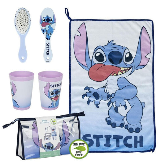 Neceser Escolar Accesorios Stitch Disney 23x15x8cm.