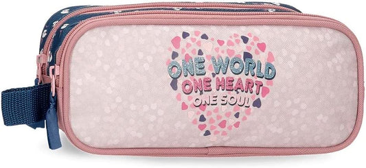 Portatodo Doble Roll Road One World 23x9x7cm. (V)