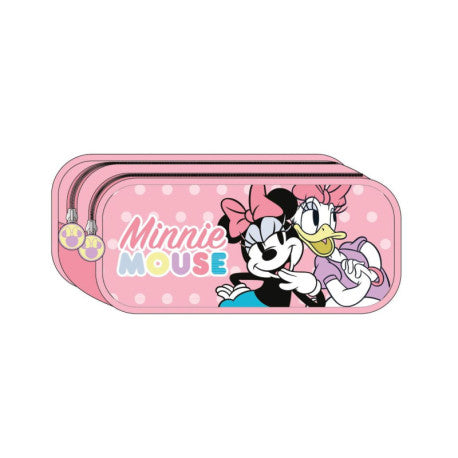 Estuche Portatodo 2 Compartimentos Minnie 22.5 X 8.0 X 10.0 Cm